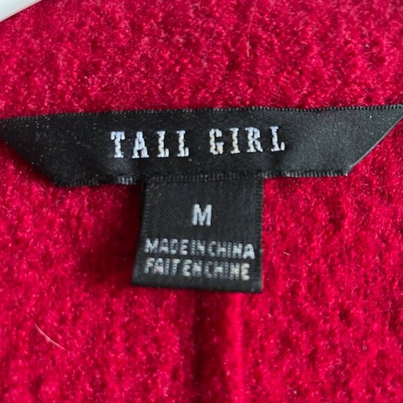 Red boucle blazer - Picture 3 of 3